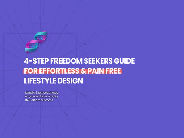 Freedom Seekers Guide for Effortless & Painfree Lifestyle Design (free ebook)